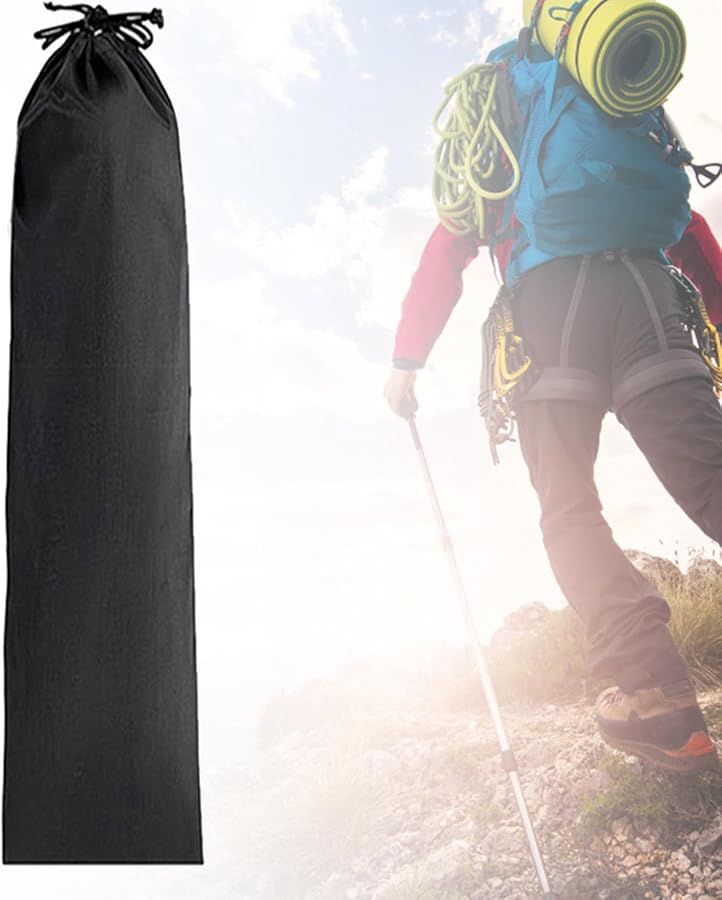 منظم حقيبة بسحاب من النايلون مقاس 15 سم × 100 سم لحمل أساسيات التخييم في حقيبة الظهر - حامل ثلاثي القوائم - Image 4